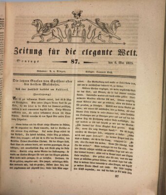 Zeitung für die elegante Welt Montag 4. Mai 1835