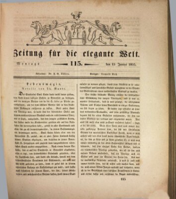 Zeitung für die elegante Welt Montag 15. Juni 1835