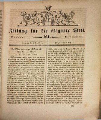 Zeitung für die elegante Welt Montag 17. August 1835