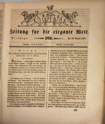 Zeitung für die elegante Welt Dienstag 18. August 1835