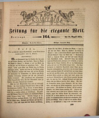Zeitung für die elegante Welt Freitag 21. August 1835
