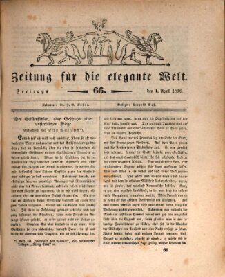 Zeitung für die elegante Welt Freitag 1. April 1836