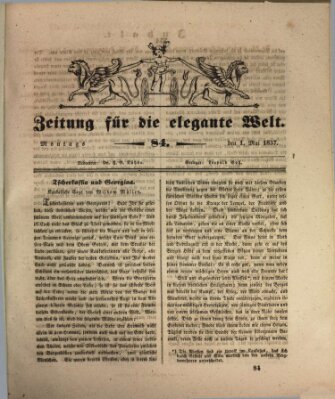 Zeitung für die elegante Welt Montag 1. Mai 1837