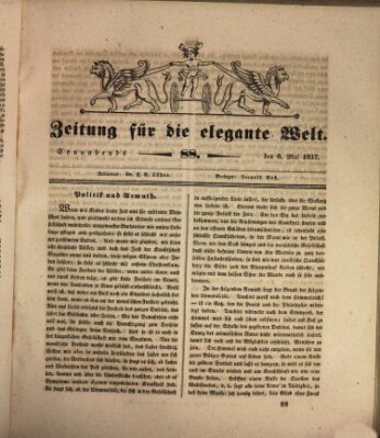 Zeitung für die elegante Welt Samstag 6. Mai 1837