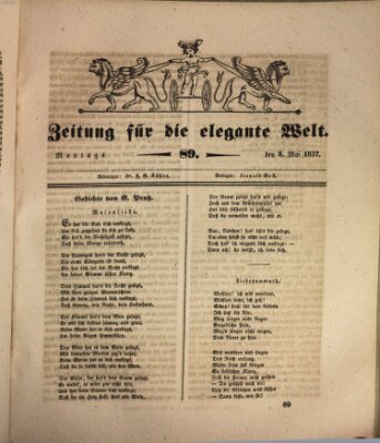 Zeitung für die elegante Welt Montag 8. Mai 1837