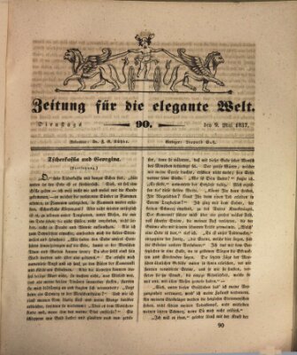 Zeitung für die elegante Welt Dienstag 9. Mai 1837