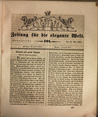 Zeitung für die elegante Welt Samstag 27. Mai 1837