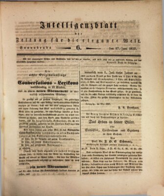 Zeitung für die elegante Welt Samstag 17. Juni 1837