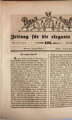 Zeitung für die elegante Welt Montag 10. Juli 1837