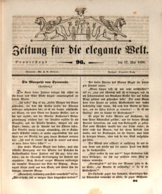 Zeitung für die elegante Welt Donnerstag 17. Mai 1838