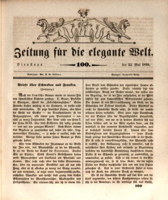 Zeitung für die elegante Welt Dienstag 22. Mai 1838