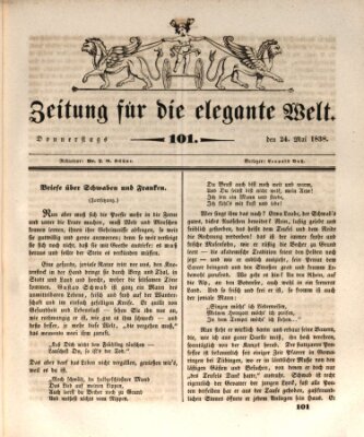 Zeitung für die elegante Welt Donnerstag 24. Mai 1838