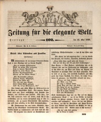Zeitung für die elegante Welt Freitag 25. Mai 1838