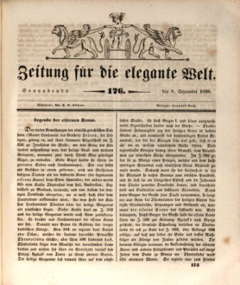 Zeitung für die elegante Welt Samstag 8. September 1838