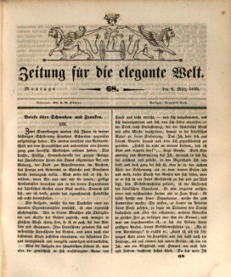 Zeitung für die elegante Welt Montag 8. April 1839