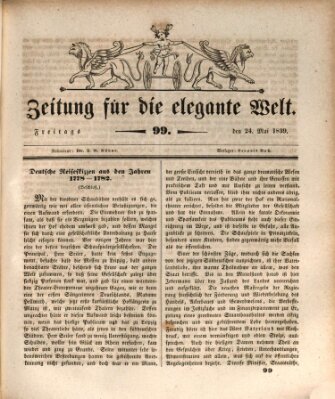 Zeitung für die elegante Welt Freitag 24. Mai 1839