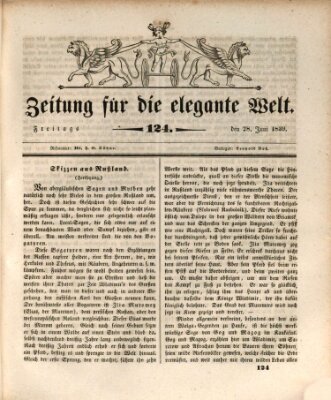 Zeitung für die elegante Welt Freitag 28. Juni 1839