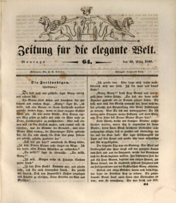 Zeitung für die elegante Welt Montag 30. März 1840