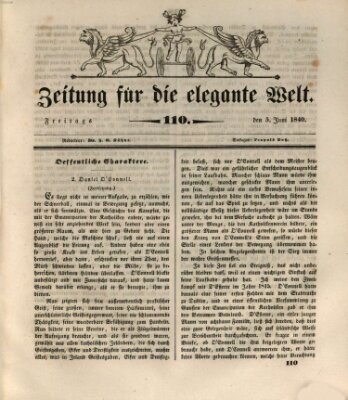 Zeitung für die elegante Welt Freitag 5. Juni 1840