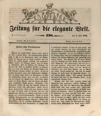 Zeitung für die elegante Welt Freitag 3. Juli 1840