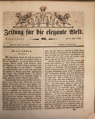 Zeitung für die elegante Welt Donnerstag 6. Mai 1841