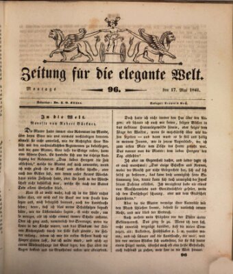 Zeitung für die elegante Welt Montag 17. Mai 1841