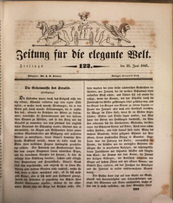 Zeitung für die elegante Welt Freitag 25. Juni 1841