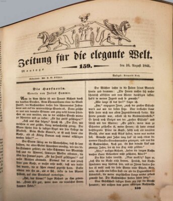 Zeitung für die elegante Welt Montag 16. August 1841