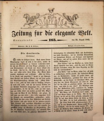 Zeitung für die elegante Welt Samstag 21. August 1841