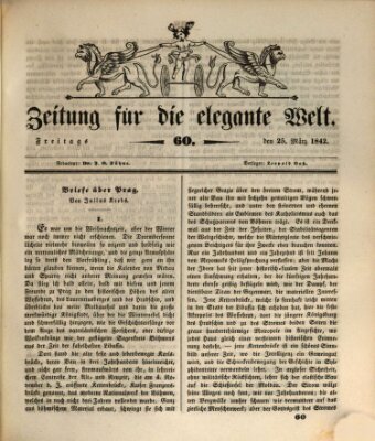 Zeitung für die elegante Welt Freitag 25. März 1842