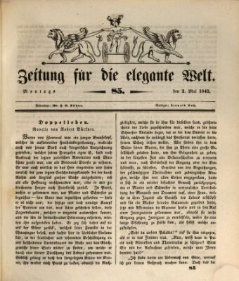 Zeitung für die elegante Welt Montag 2. Mai 1842