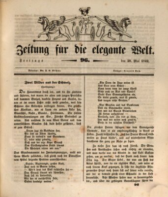 Zeitung für die elegante Welt Freitag 20. Mai 1842