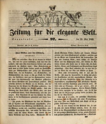 Zeitung für die elegante Welt Samstag 21. Mai 1842