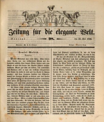 Zeitung für die elegante Welt Montag 23. Mai 1842