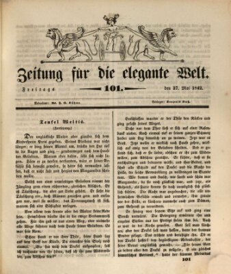 Zeitung für die elegante Welt Freitag 27. Mai 1842