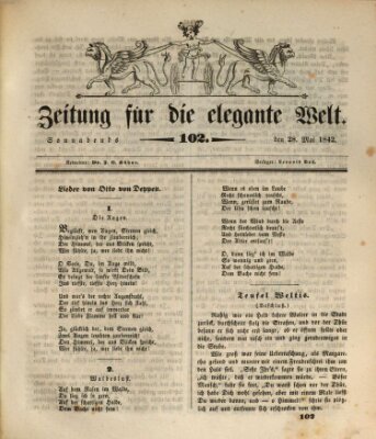 Zeitung für die elegante Welt Samstag 28. Mai 1842