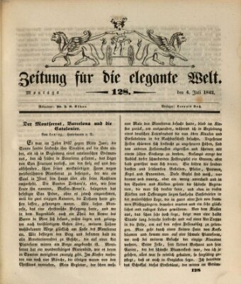 Zeitung für die elegante Welt Montag 4. Juli 1842