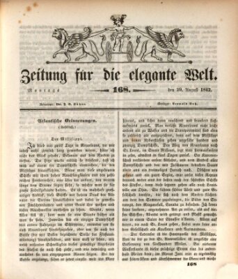 Zeitung für die elegante Welt Montag 29. August 1842