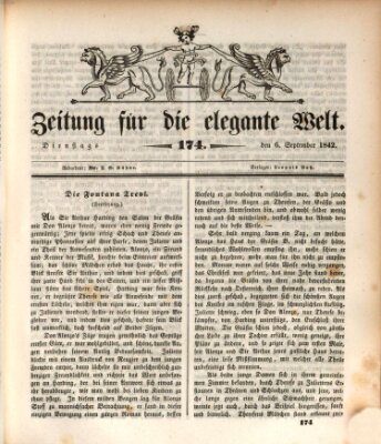 Zeitung für die elegante Welt Dienstag 6. September 1842