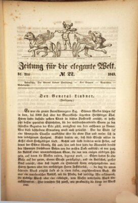 Zeitung für die elegante Welt Mittwoch 31. Mai 1843