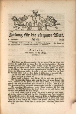 Zeitung für die elegante Welt Mittwoch 1. November 1843