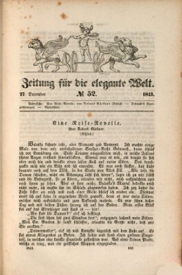 Zeitung für die elegante Welt Mittwoch 27. Dezember 1843