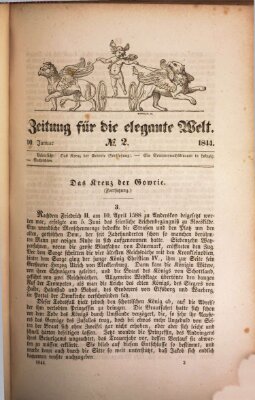 Zeitung für die elegante Welt Mittwoch 10. Januar 1844