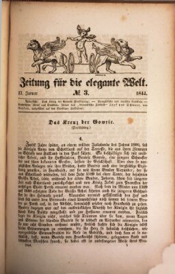 Zeitung für die elegante Welt Mittwoch 17. Januar 1844