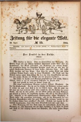 Zeitung für die elegante Welt Mittwoch 10. April 1844