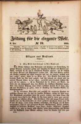 Zeitung für die elegante Welt Mittwoch 8. Mai 1844