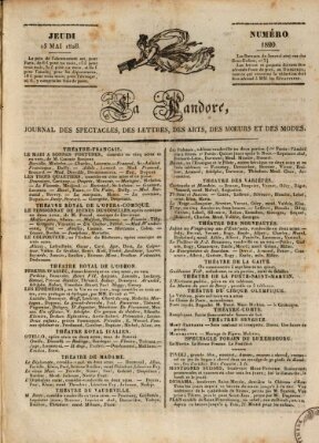 Le pandore Donnerstag 15. Mai 1828
