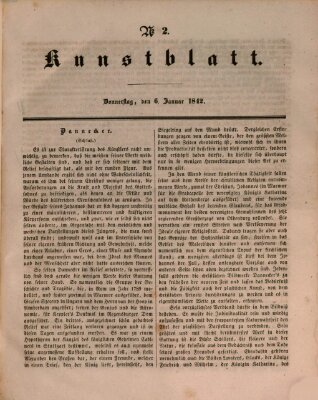 Morgenblatt für gebildete Leser. Kunstblatt (Morgenblatt für gebildete Stände) Donnerstag 6. Januar 1842