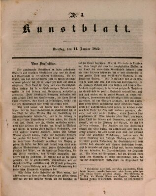 Morgenblatt für gebildete Leser. Kunstblatt (Morgenblatt für gebildete Stände) Dienstag 11. Januar 1842