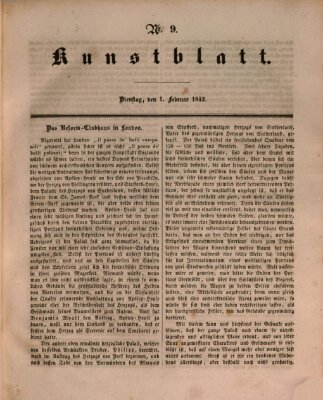 Morgenblatt für gebildete Leser. Kunstblatt (Morgenblatt für gebildete Stände) Dienstag 1. Februar 1842